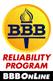 Better Business Bureau Reliability Program symbol!